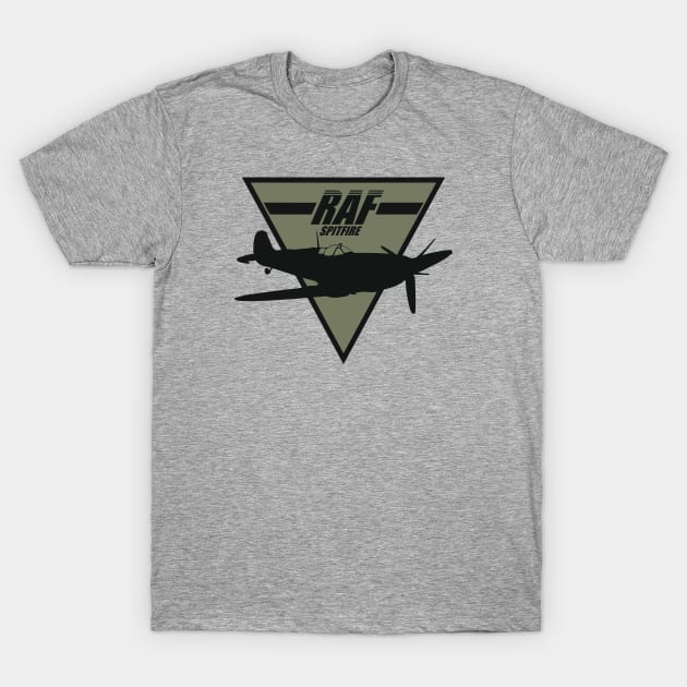 Supermarine Spitfire T-Shirt by Tailgunnerstudios